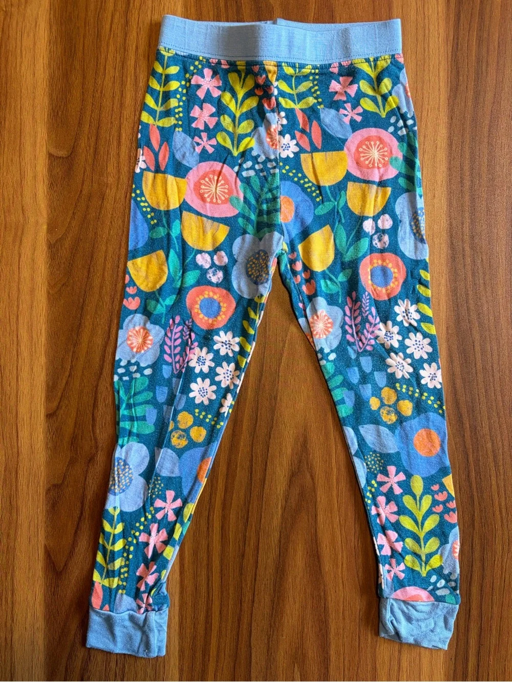Little Sleepies 12-18M Folk Floral 2 Piece Bamboo Pajama Set